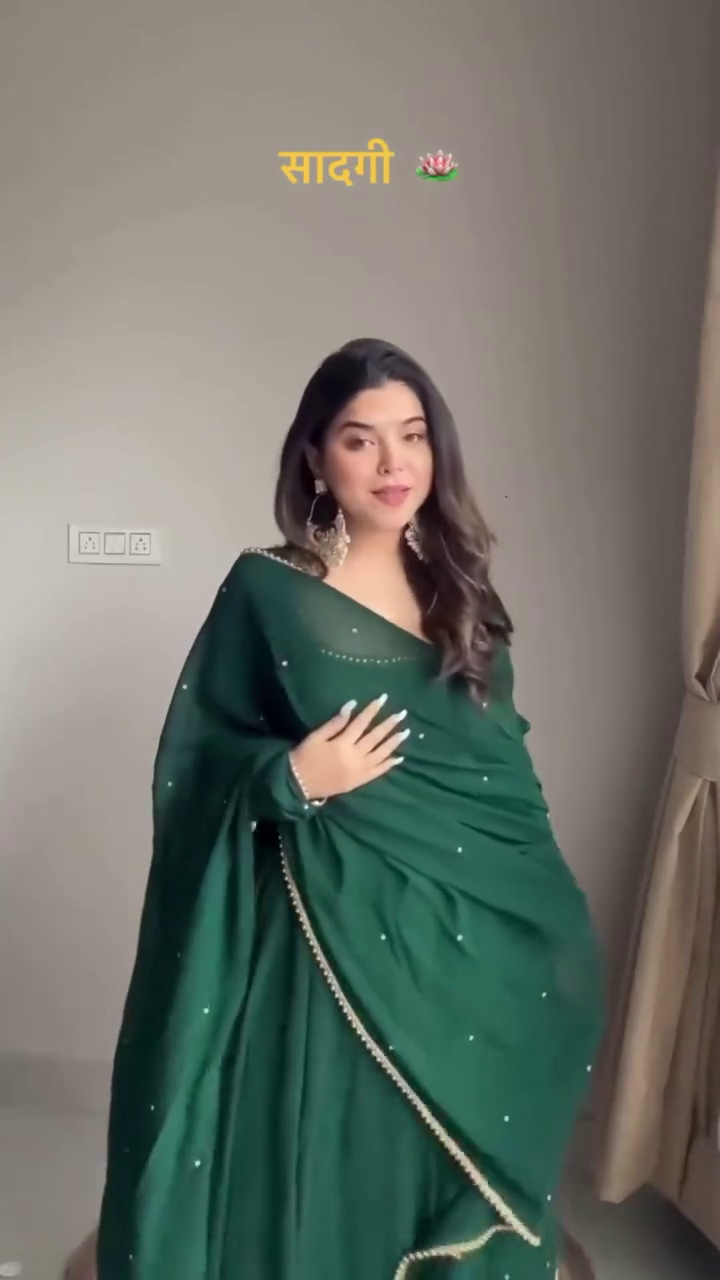 Elegant Green Anarkali Suit