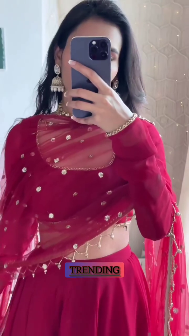 Trending Red Lehenga Set