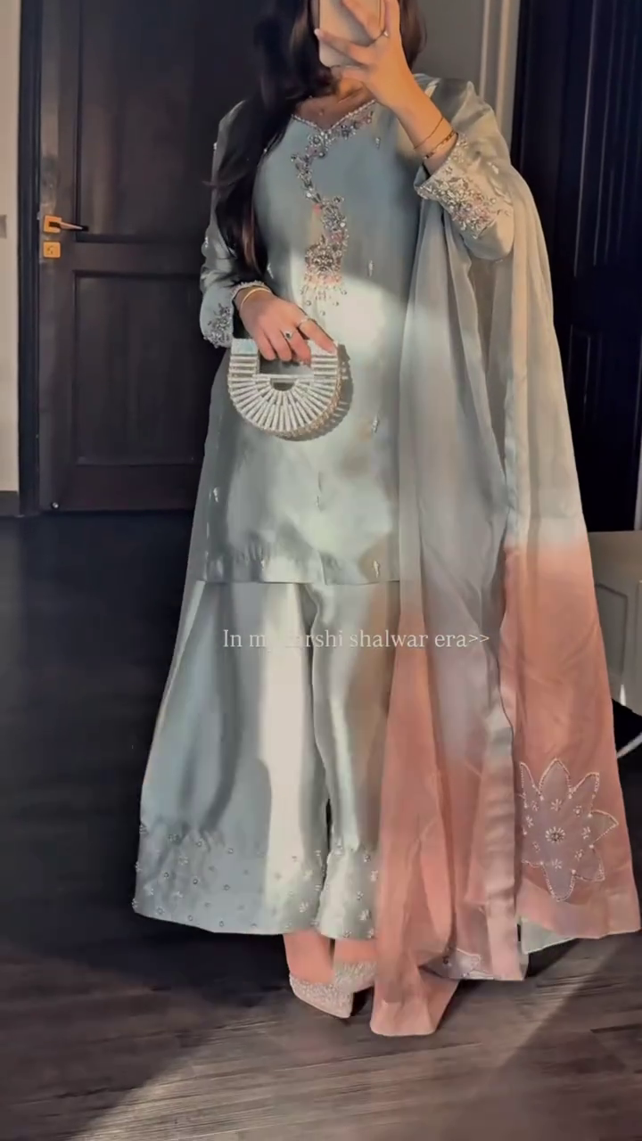 Elegant Farshi Shalwar Set