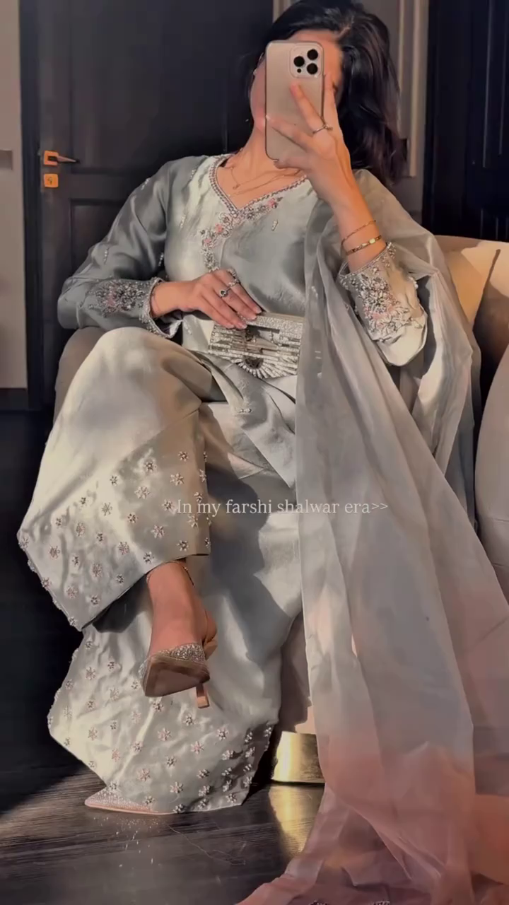 Elegant Farshi Shalwar Set