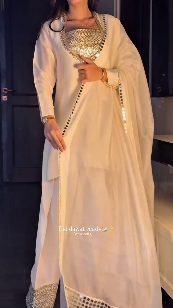 Elegant Ivory Festive Suit