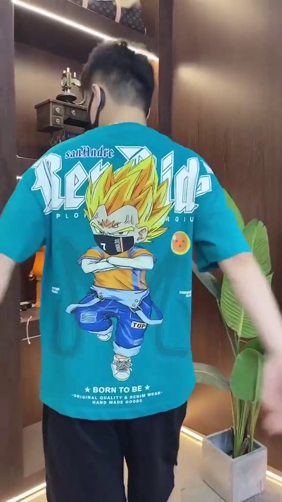 Anime Graphic Oversized Tee