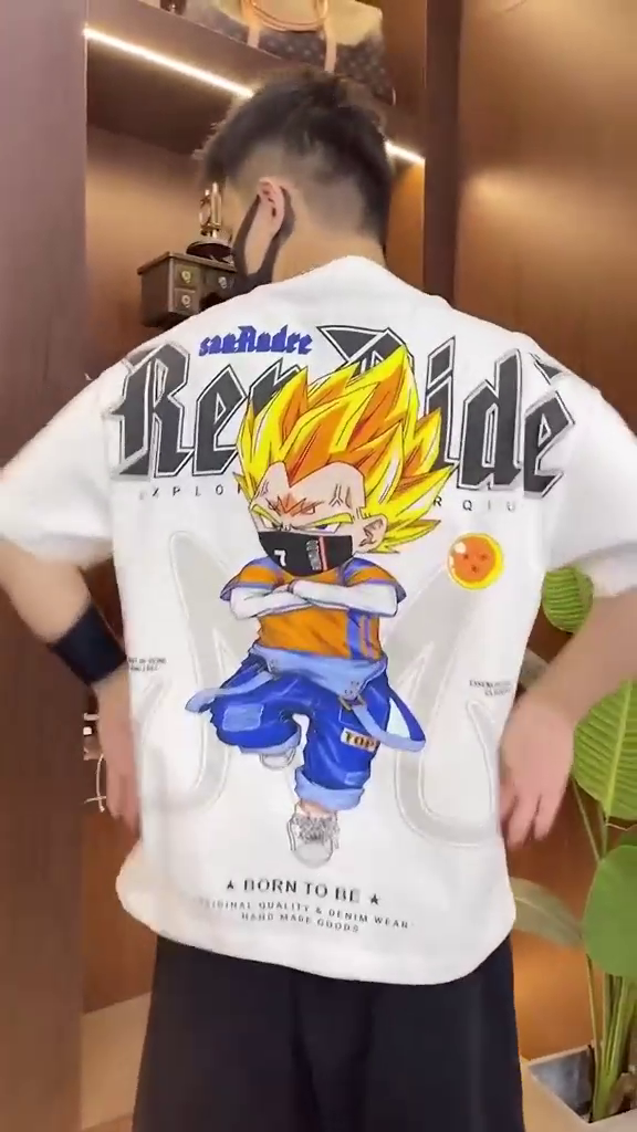 Anime Graphic Oversized Tee