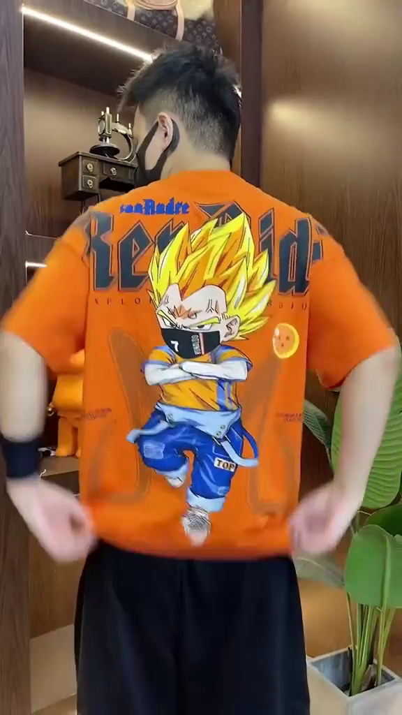 Anime Graphic Oversized Tee