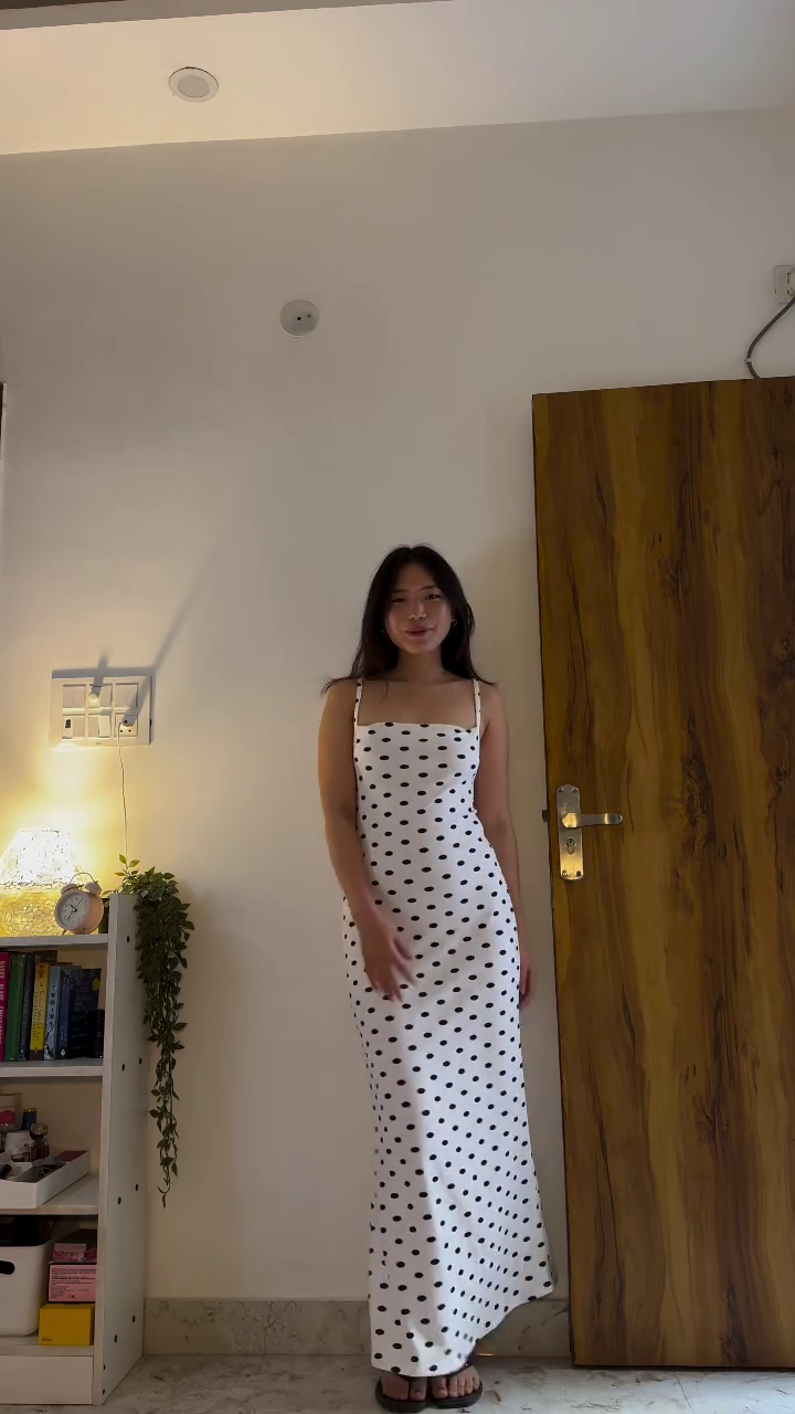 Chic Polka Dot Maxi Dress