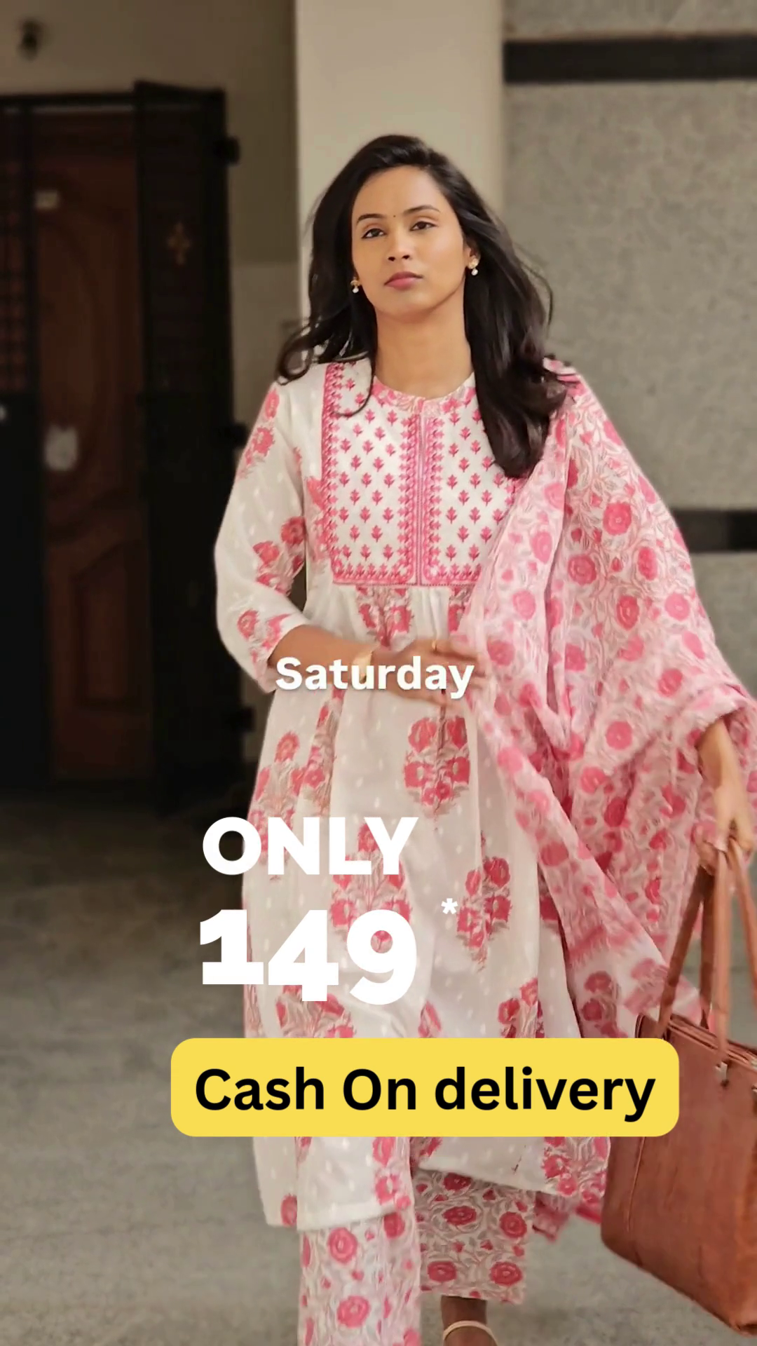 Graceful Floral Ethnic Set