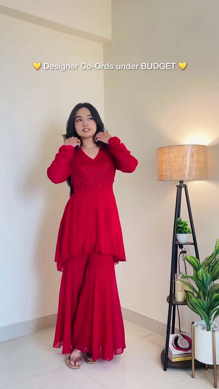 Elegant Festive Co-Ord Set