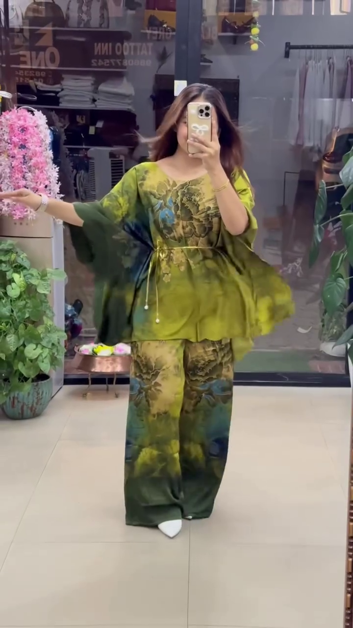 Graceful Floral Co-Ord Ensemble