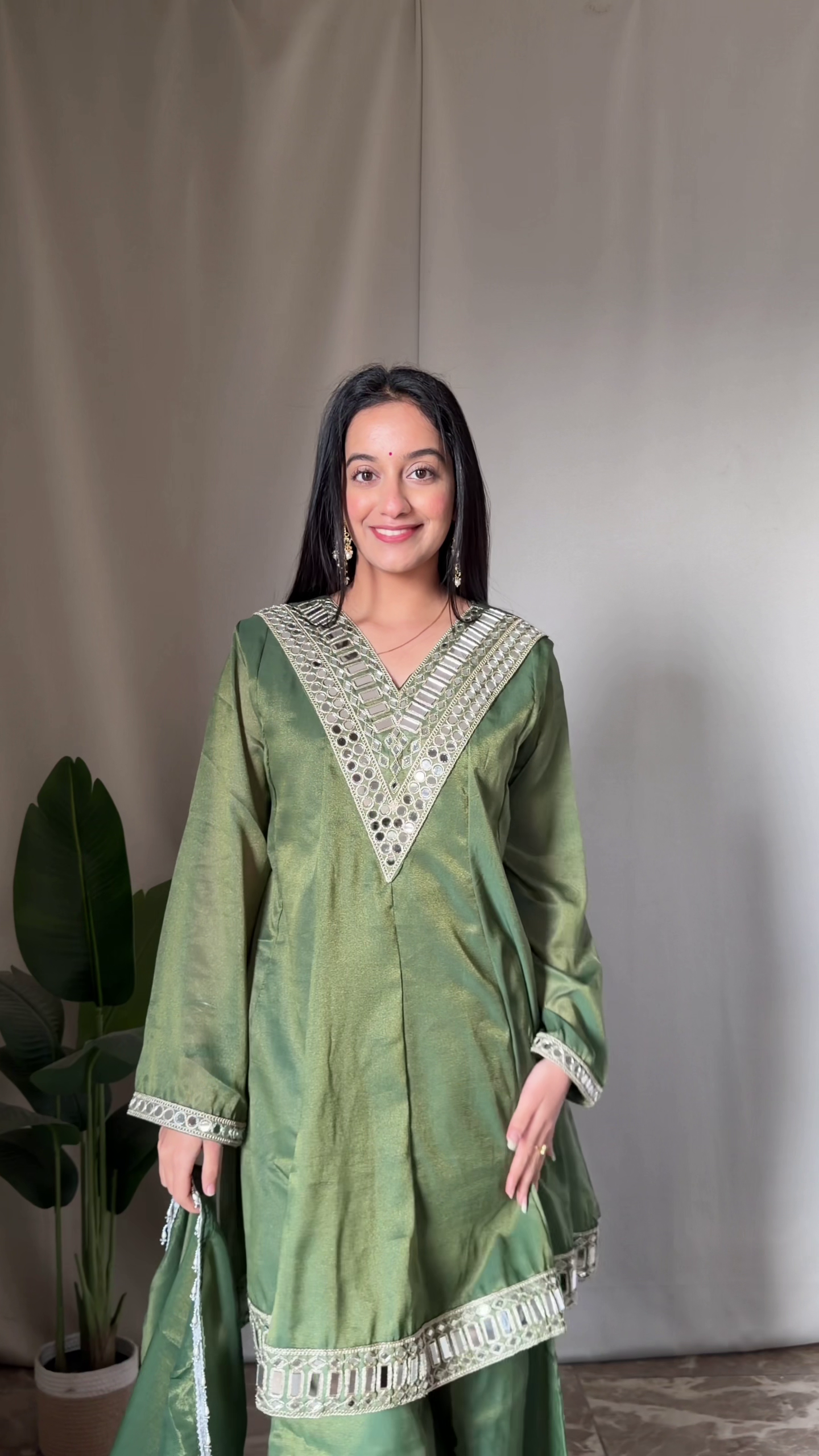 Elegant Festive Embroidered Suit