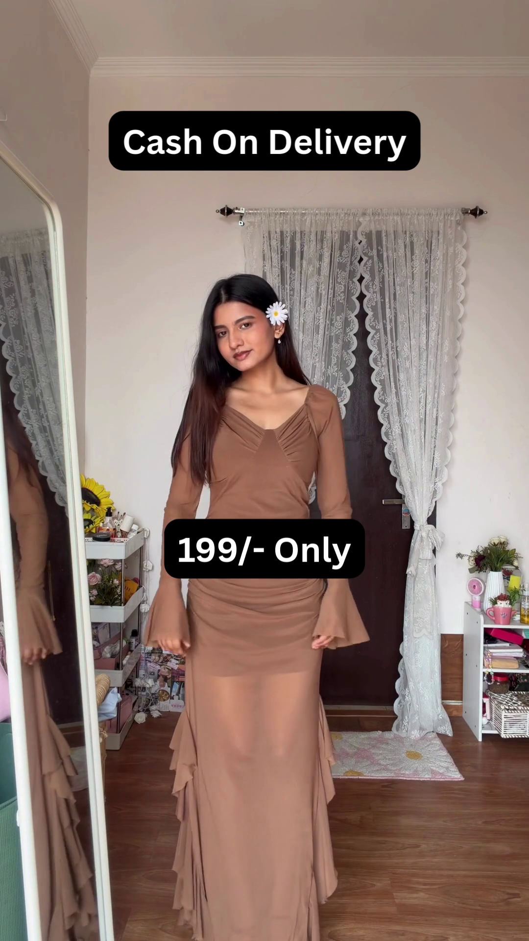 Party Wear Dress with Elegant Embroidery