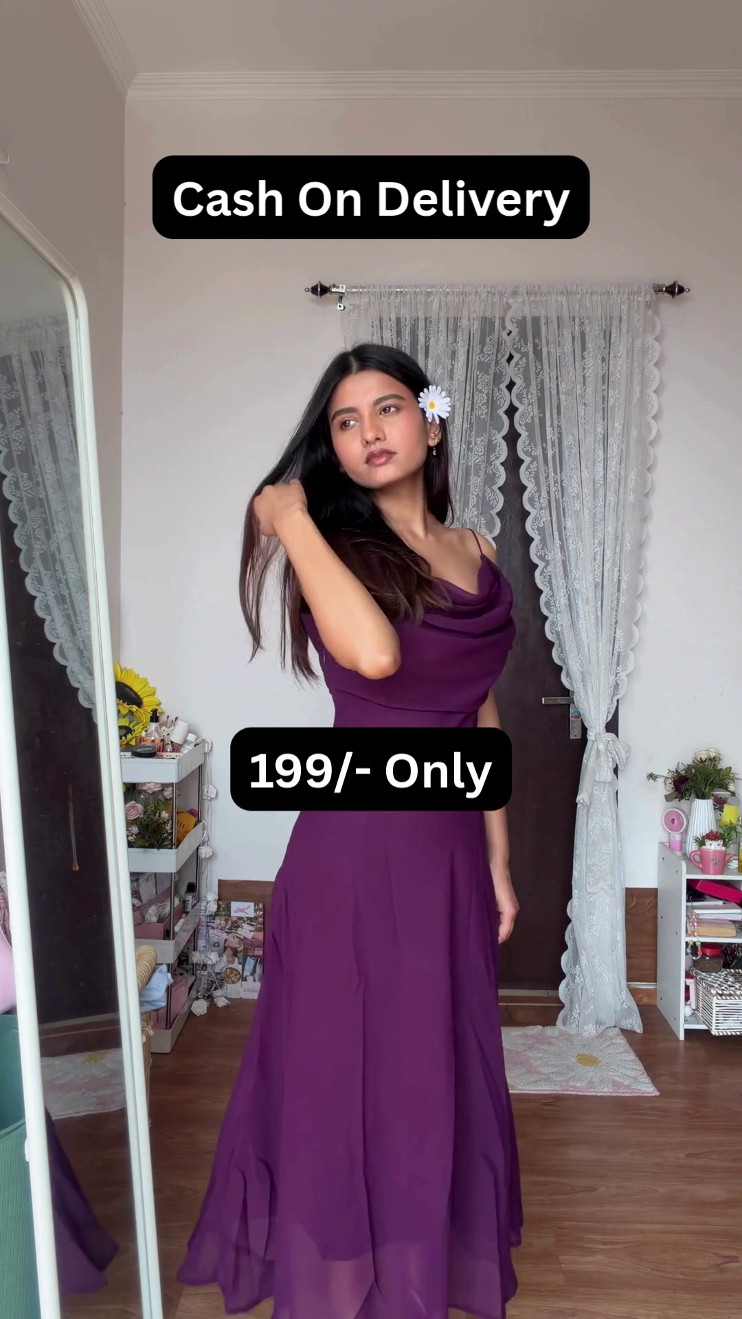 Party Wear Dress with Elegant Embroidery