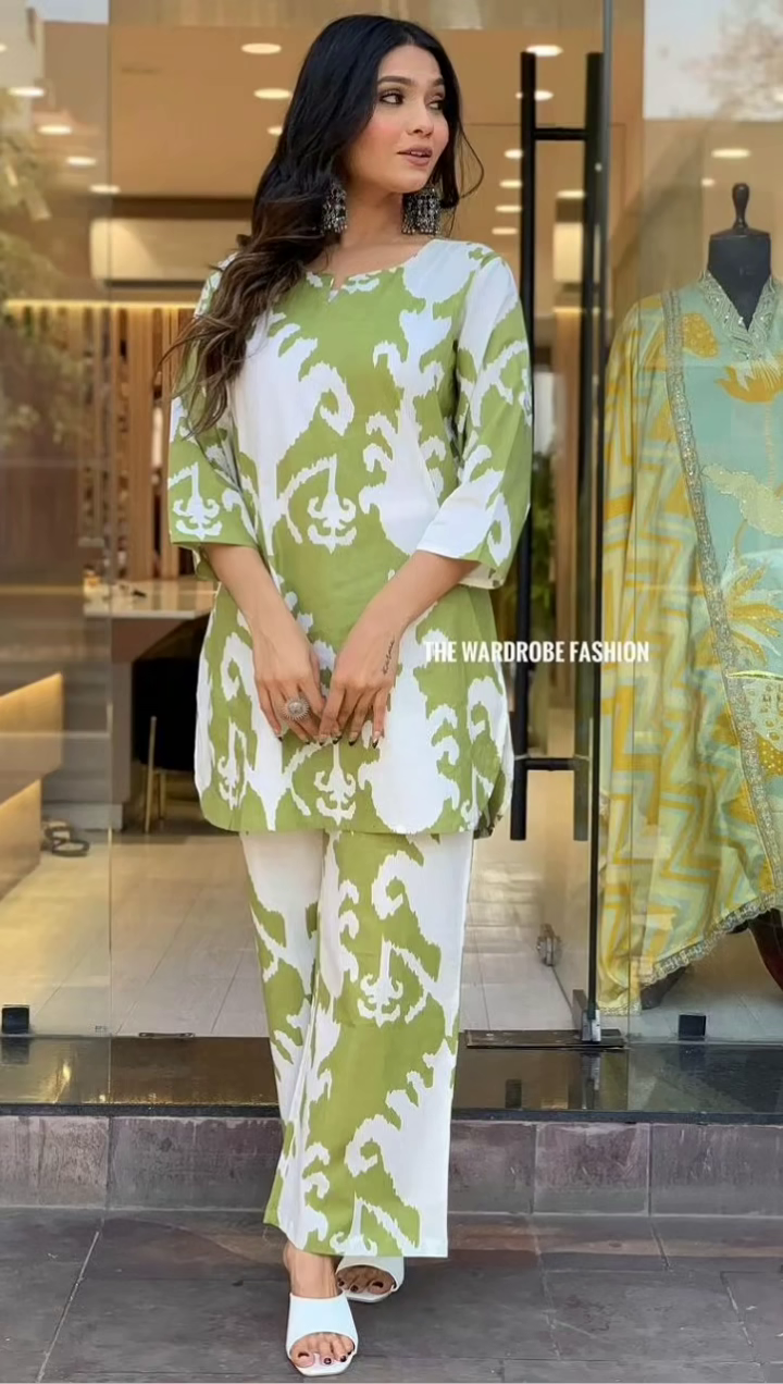 Modern Printed Co-Ord Ethnic Set